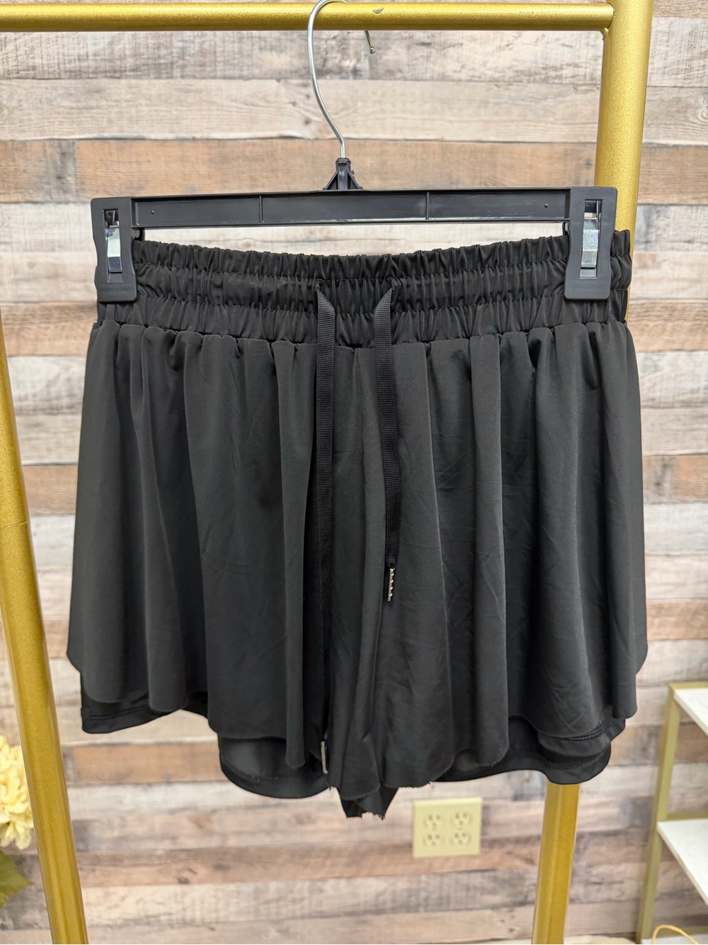 Running Shorts Black Athletic Shorts